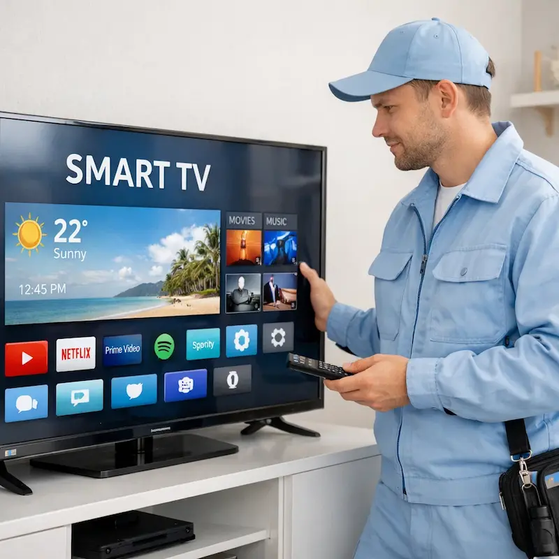 Настройка Smart TV в Клину