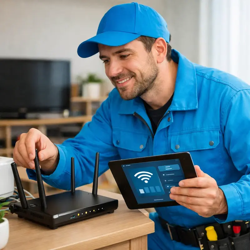 Настройка Wi-Fi для квартиры, дома и офиса в Клину