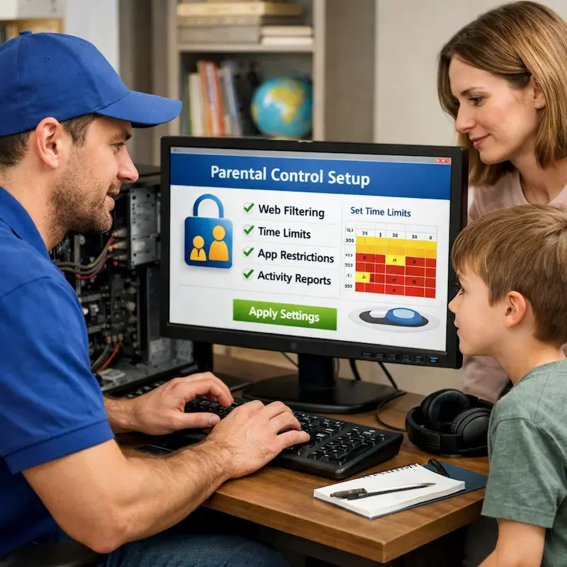 установка родительского контроля в Клину