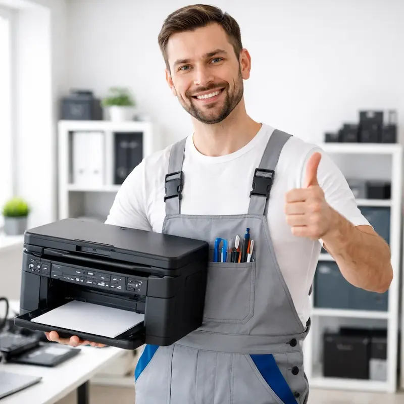 Установка и настройка принтера в Клину