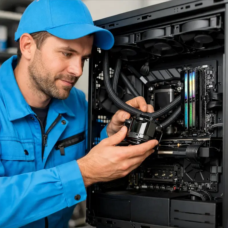 Установка СЖО на ПК в Клину