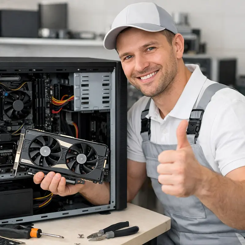 Замена видеокарты ПК в Клину