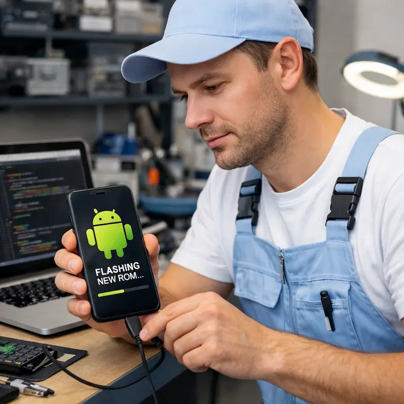 Прошивка Android в Клину