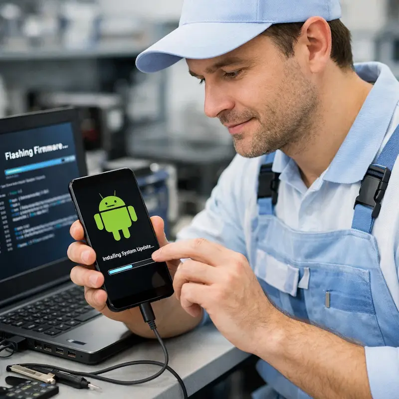 Перепрошить телефон в Клину