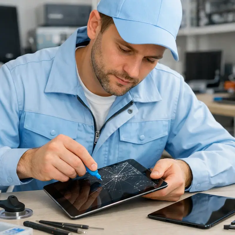 Замена экрана на планшете, смартфоне или телефоне в Клину