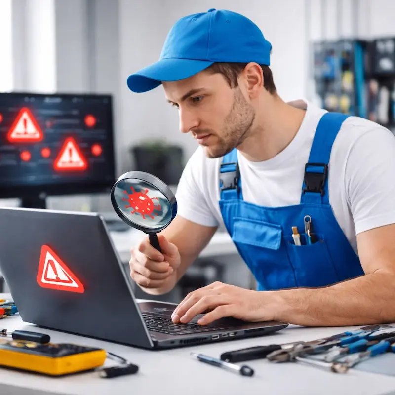 Поиск и устранение вирусов в Клину