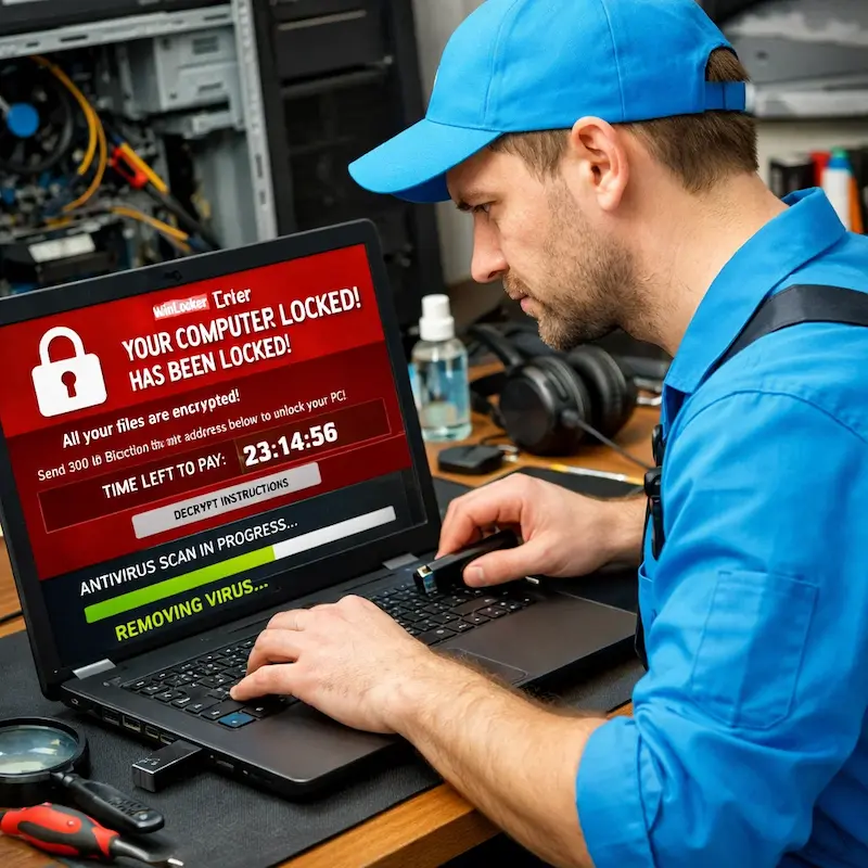 Удалить винлокер в Клину